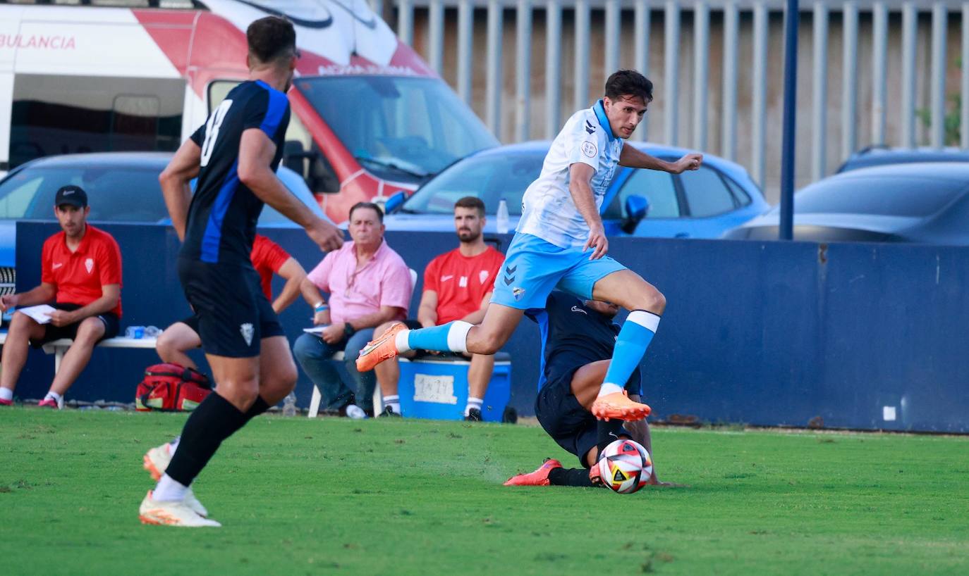 El Málaga-San Fernando de pretemporada, en imágenes