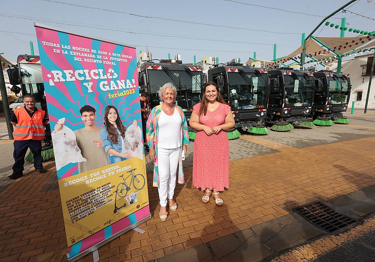 Teresa Porras junto a Mercedes Martín España.