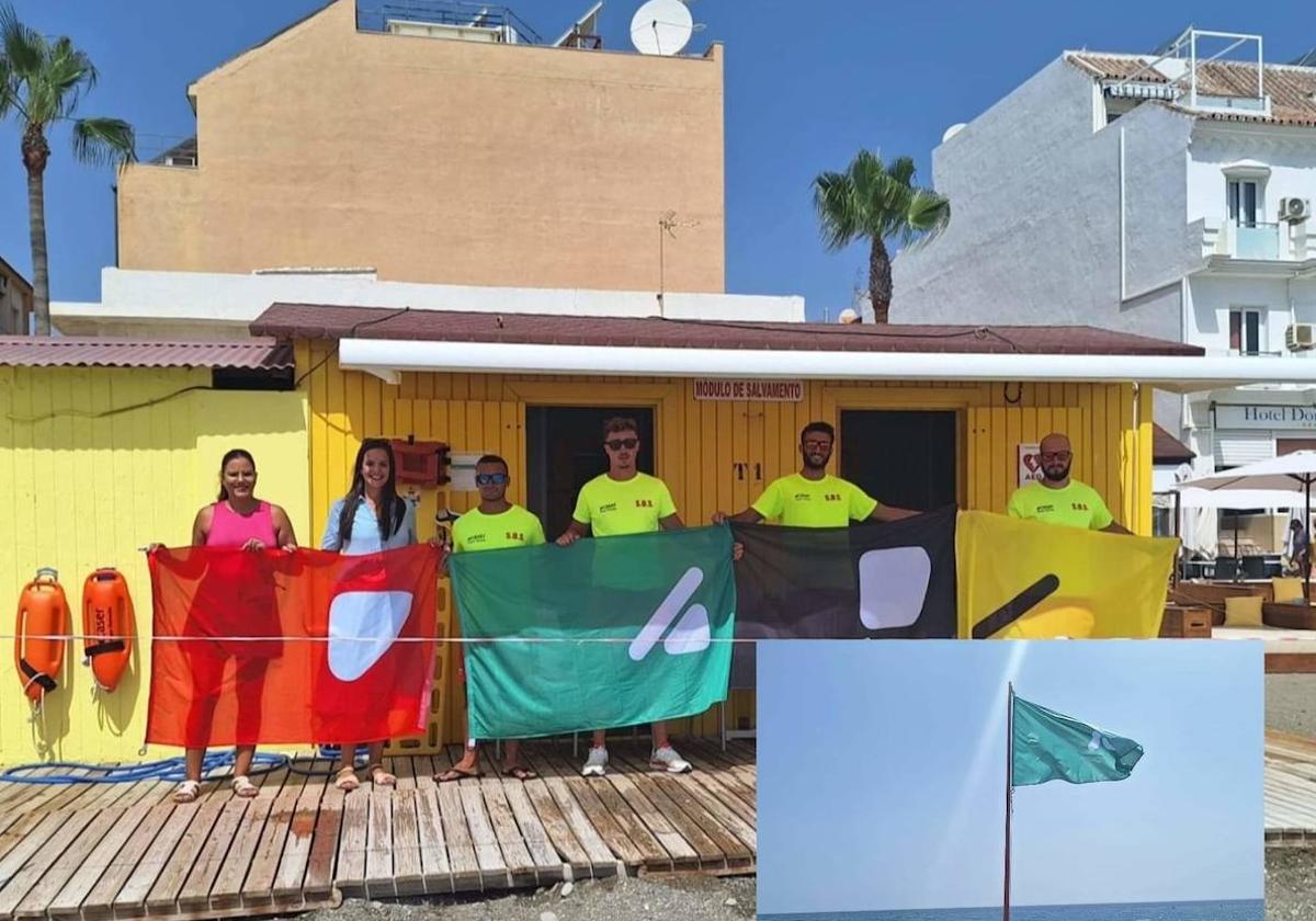 Las banderas ha sido presentadas.