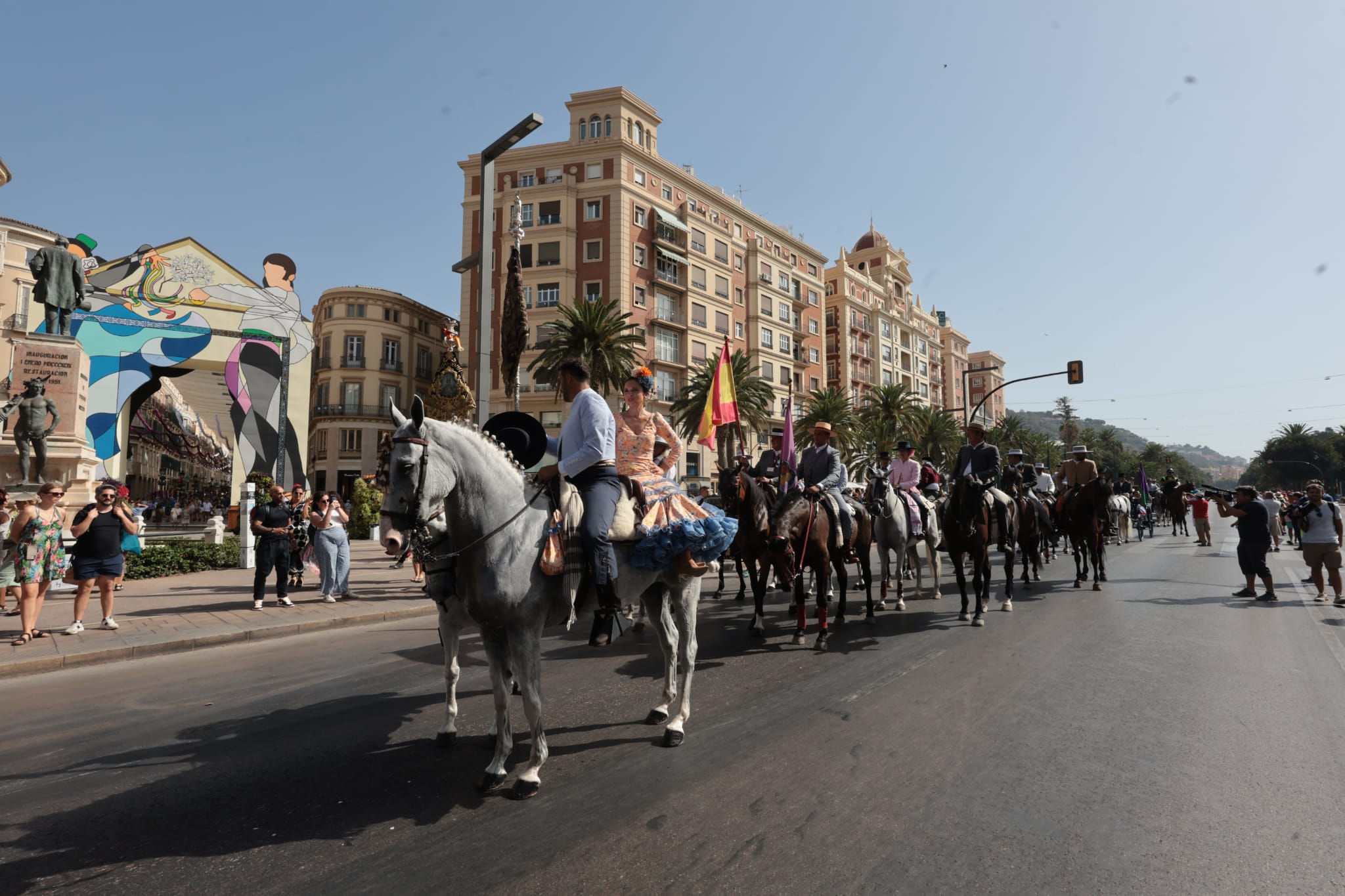 Las mejores imágenes del primer sábado de la Feria de Málaga 2023