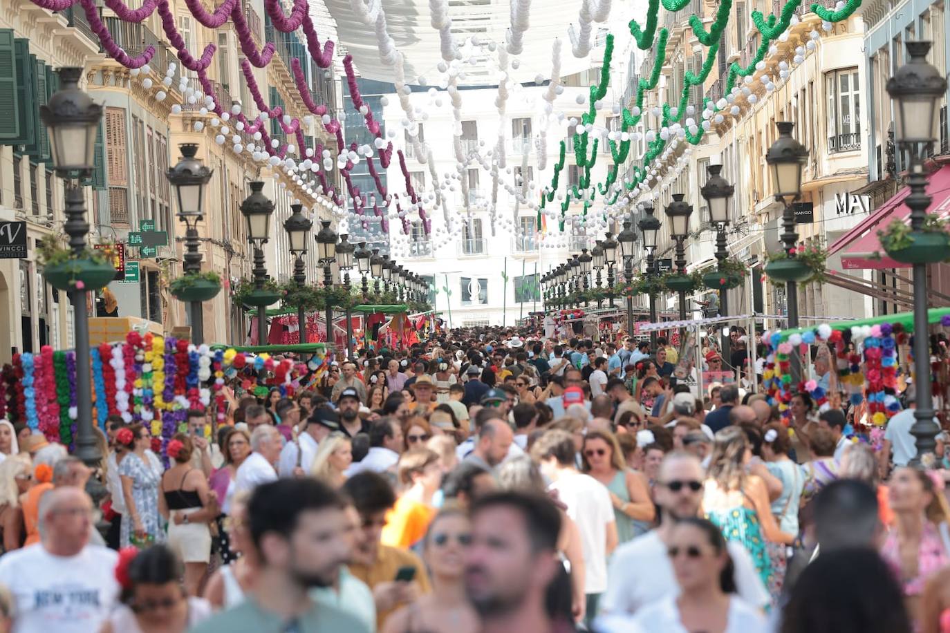 Lleno absoluto en el Centro el primer sábado de feria