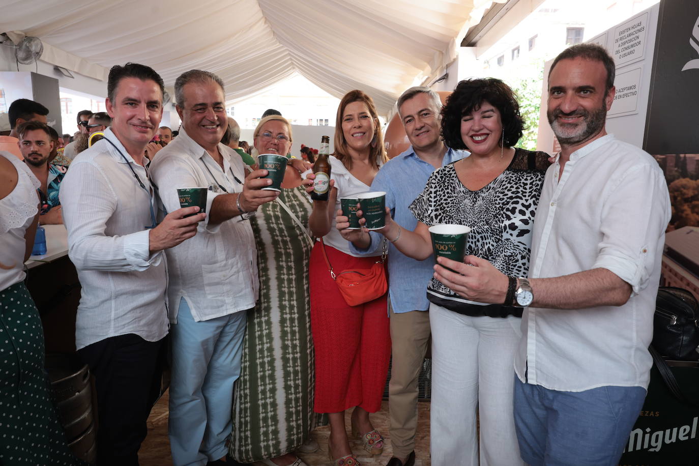 Bernardino Navarro, Miguel de Hoyos, Maribel Navarro, Belén Medina Ignacio Bárbulo, Rebeca Fernández y Nacho Mata.