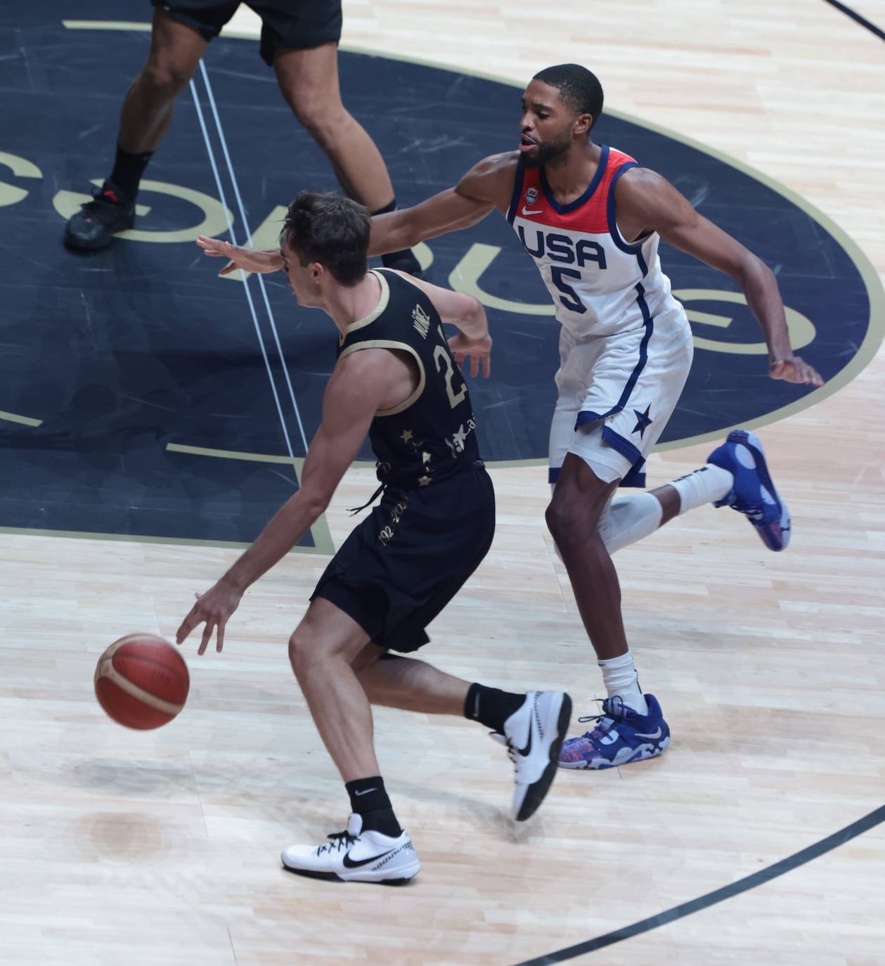 El España-Estados Unidos disputado en el Carpena, en imágenes