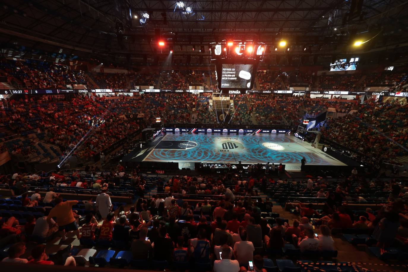 El España-Estados Unidos disputado en el Carpena, en imágenes