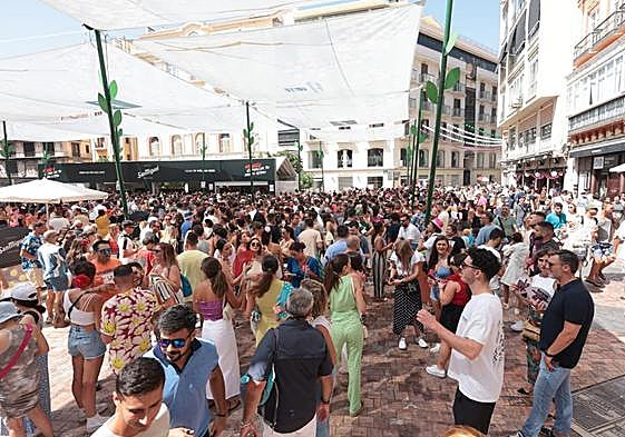 Las ganas de feria siguen intactas en el centro, este lunes.