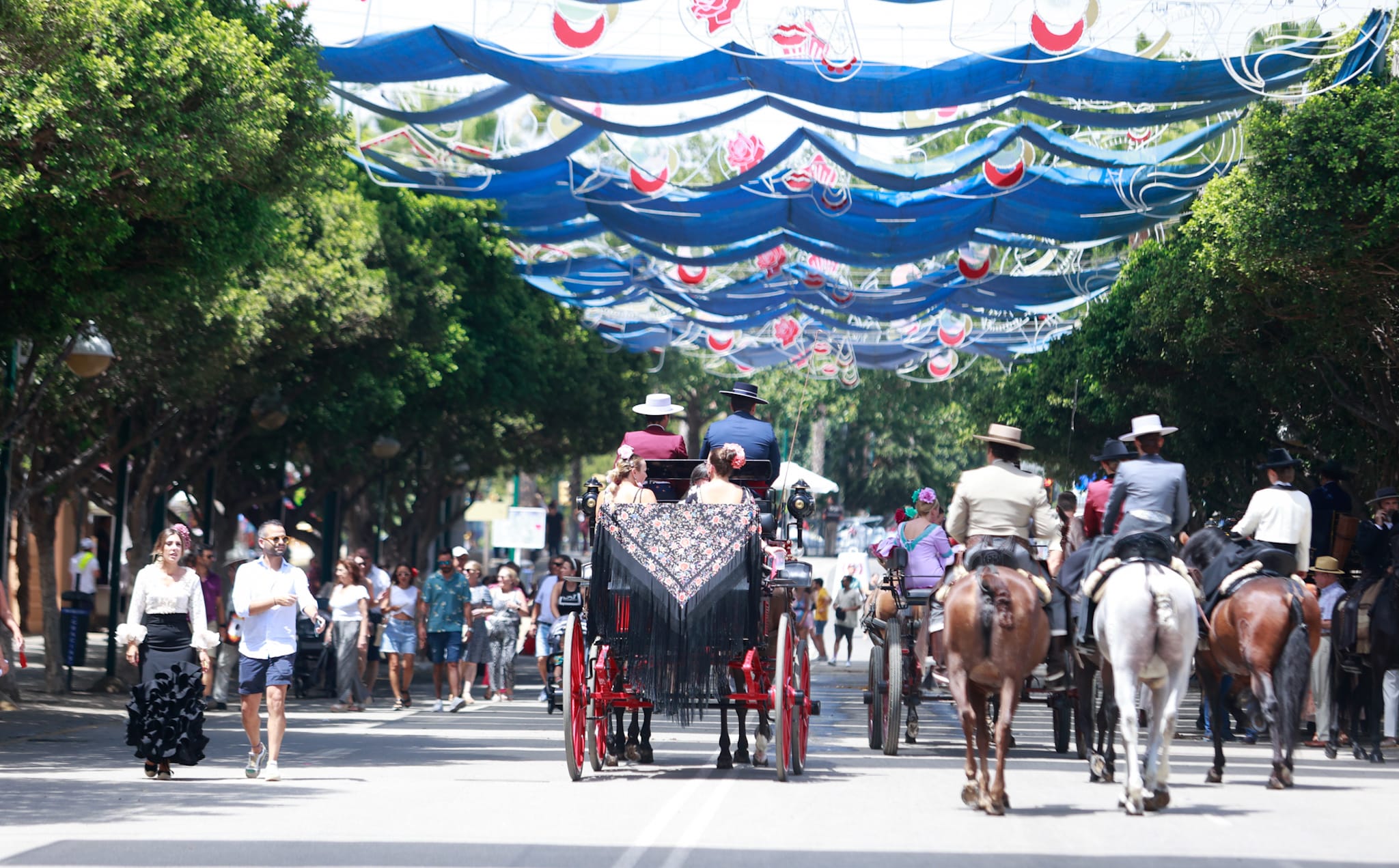 Las mejores imágenes del martes festivo en la Feria de Málaga