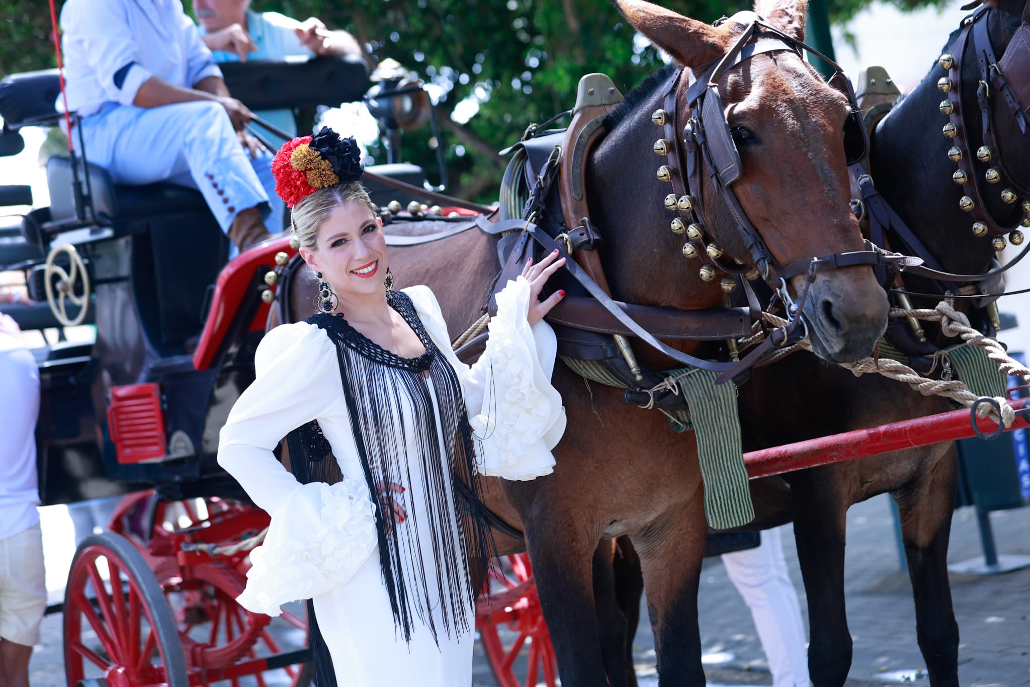 Las mejores imágenes del martes festivo en la Feria de Málaga