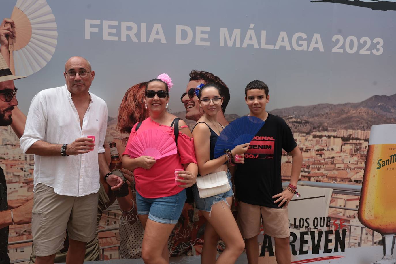 Javier Landrove, Cristina García, Lucia Márquez y Jesús Márquez.