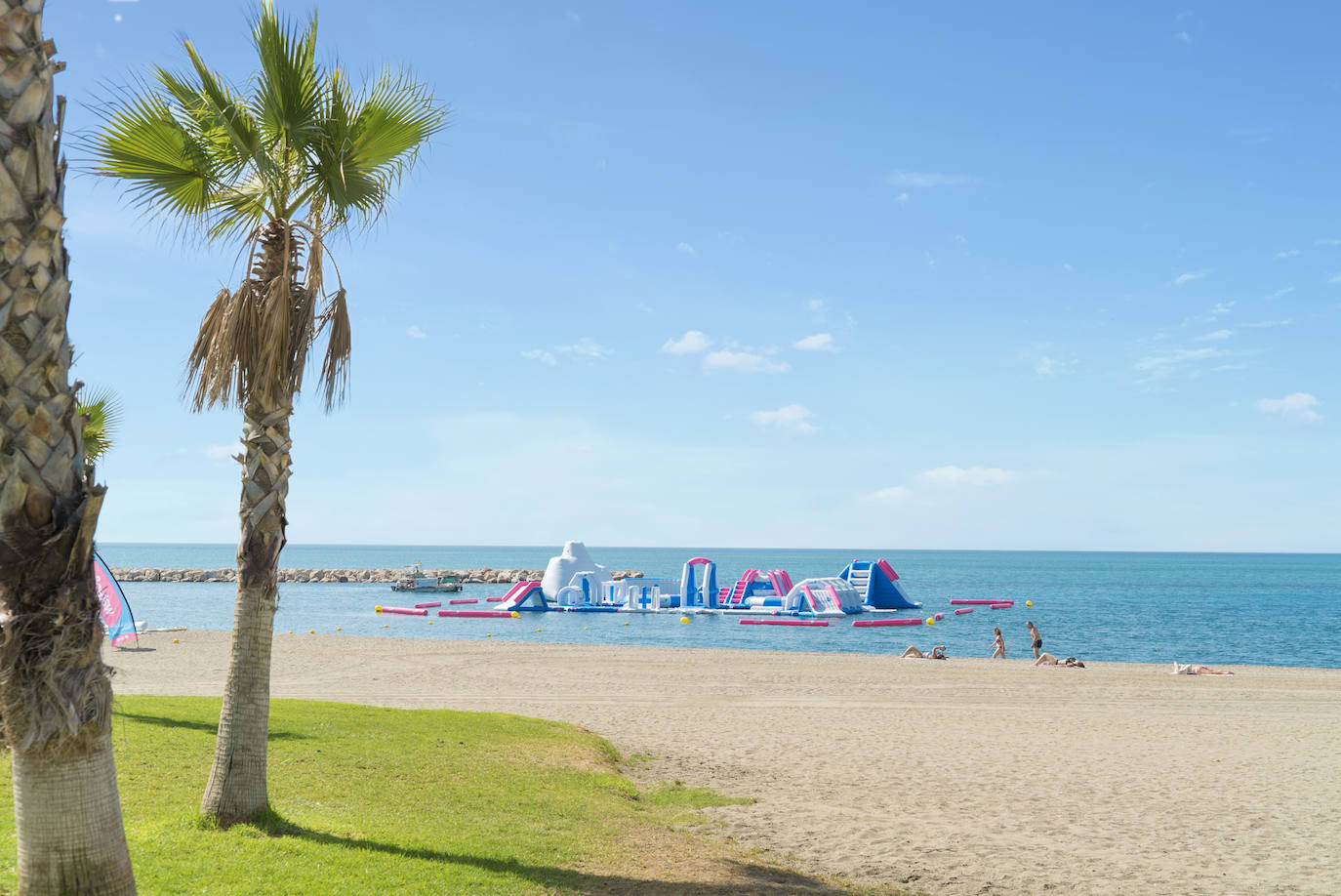 Imágenes de los parques de Water Fun en La Malagueta, La Cala de Mijas y Marbella