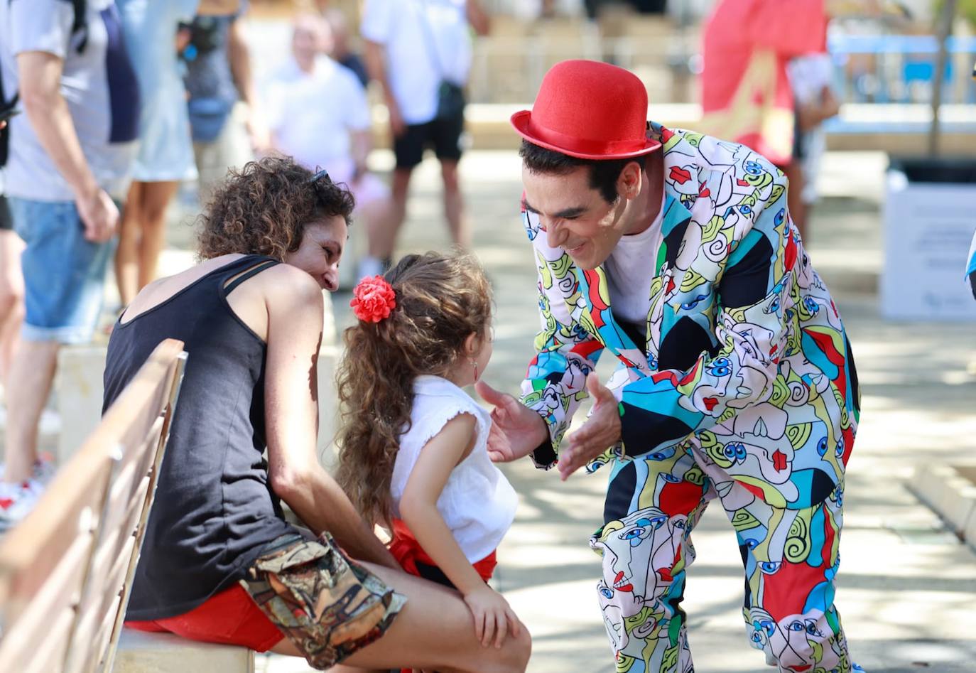 Pasacalles en la feria de los niños