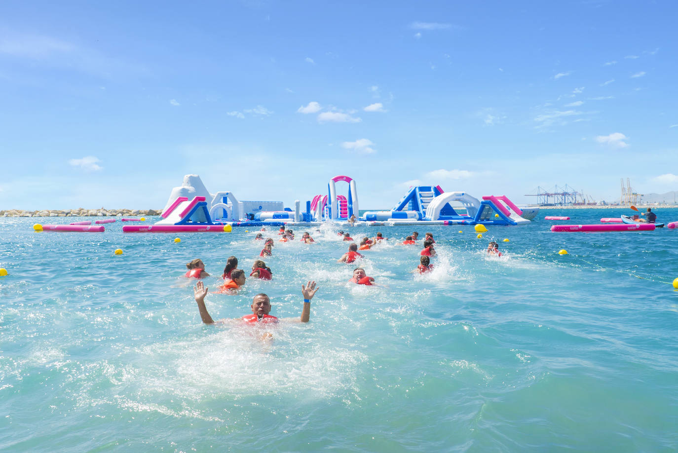 Imágenes de los parques de Water Fun en La Malagueta, La Cala de Mijas y Marbella