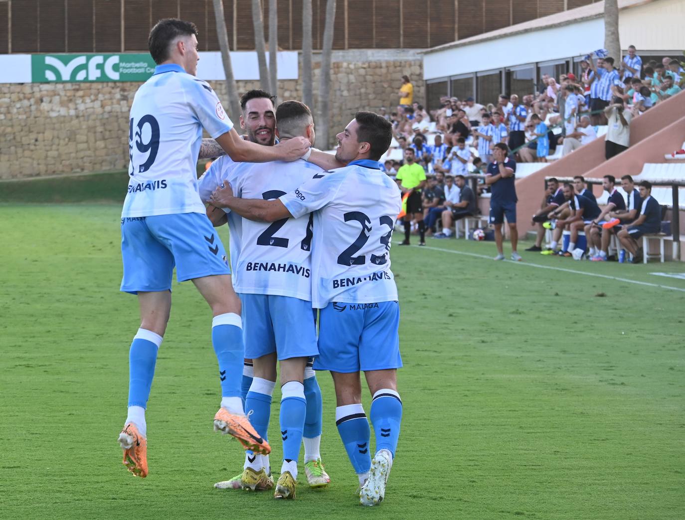 El Málaga-Estepona de pretemporada, en fotos