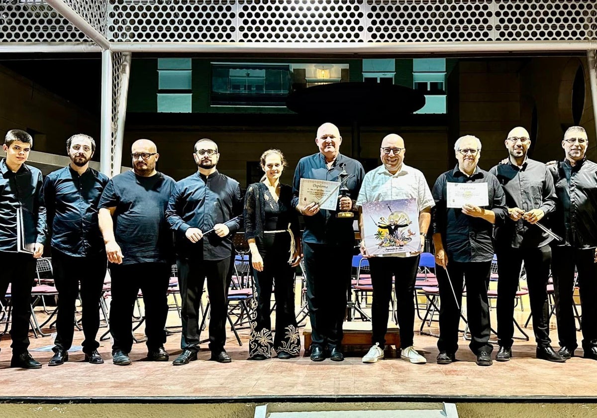 El músico de la Axarquía, en el certamen celebrado en Castilla La Mancha.