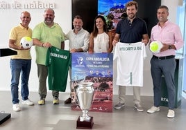 Presentación del torneo este martes en la Diputación de Málaga.