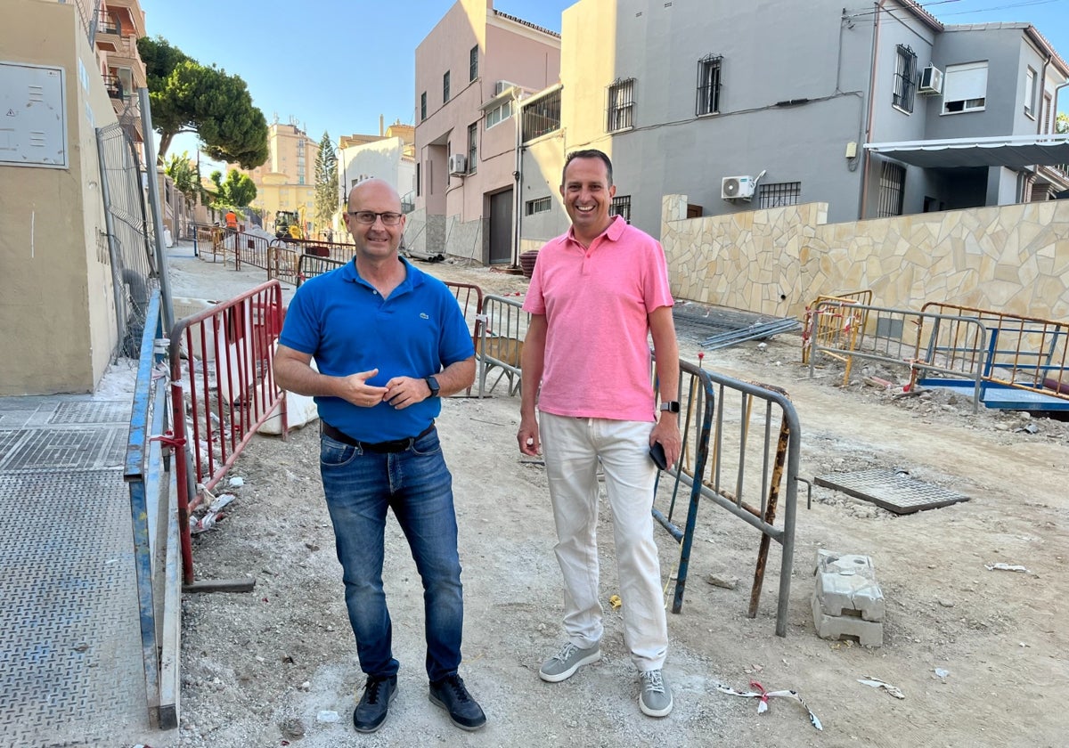 Obras en el Camino Molino del Viento.