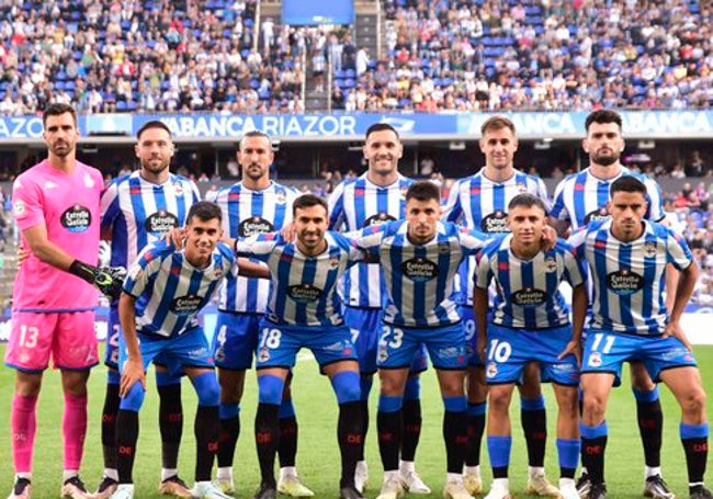 El primer once de la temporada del Deportivo.