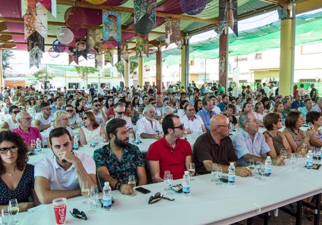 Macrocata en la Feria de la Vendimia de Mollina.