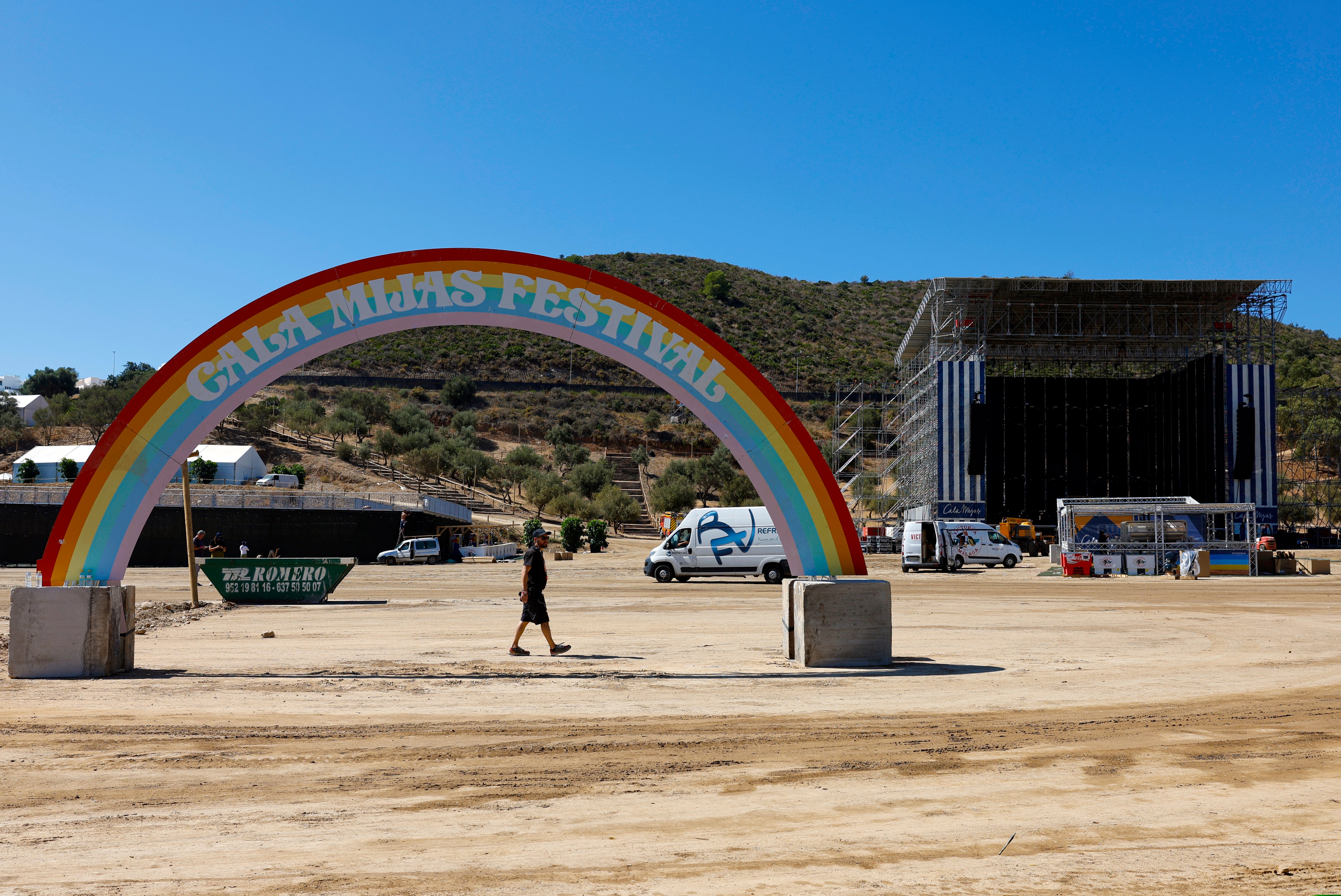 Arco de entrada al festival.