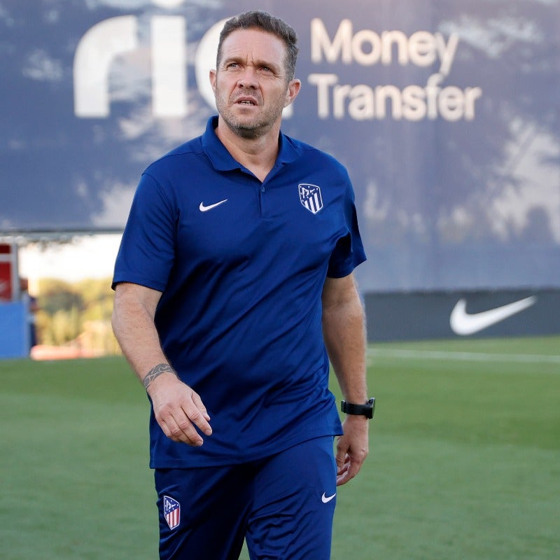 Luis García Tevenet, entrenador del Atlético de Madrid 'B'.