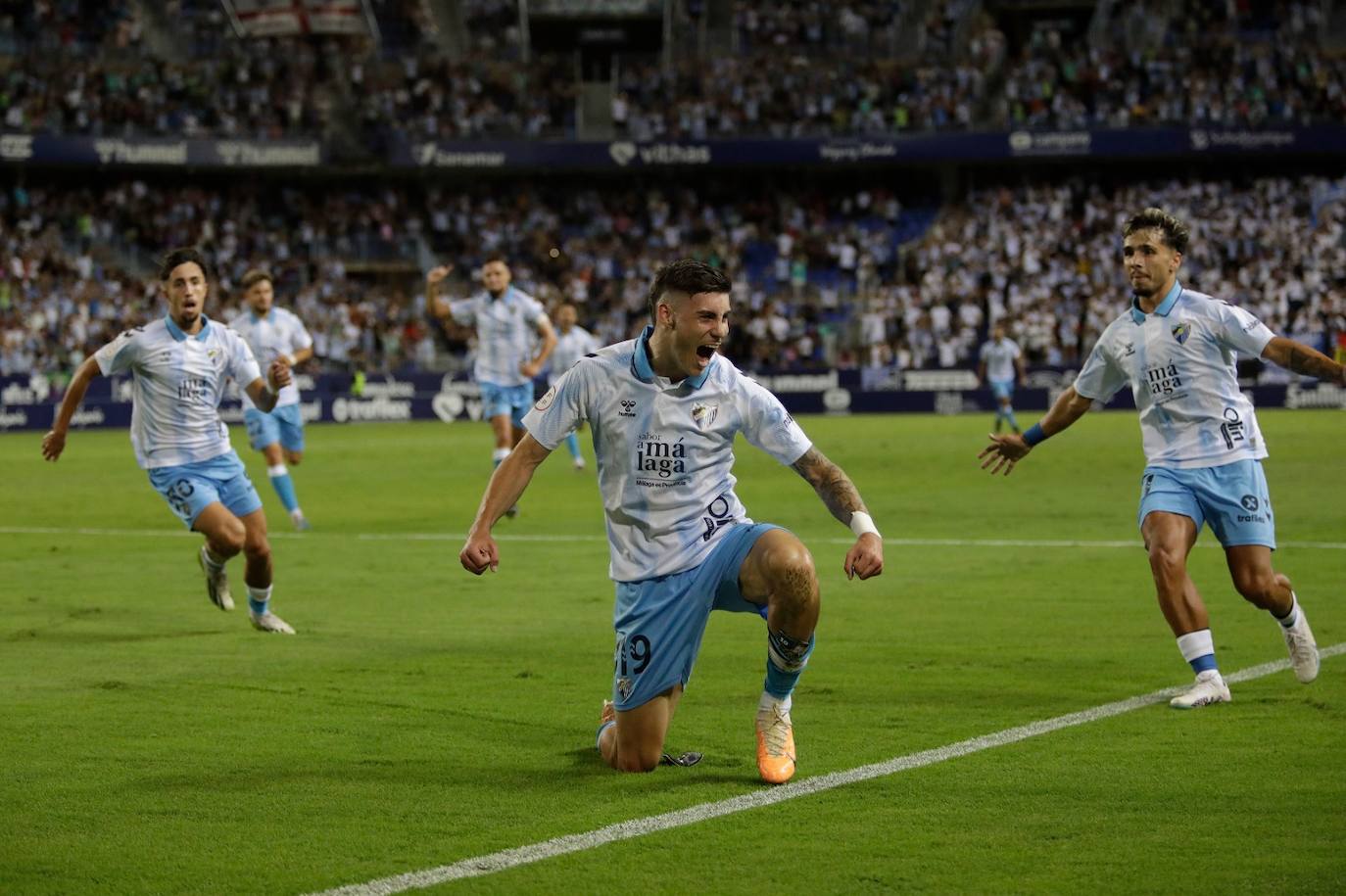 El Málaga- Atlético de Madrid B, en imágenes