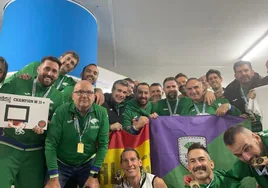 El Unicaja +35 completa la gesta y se corona en el Mundial Fimba