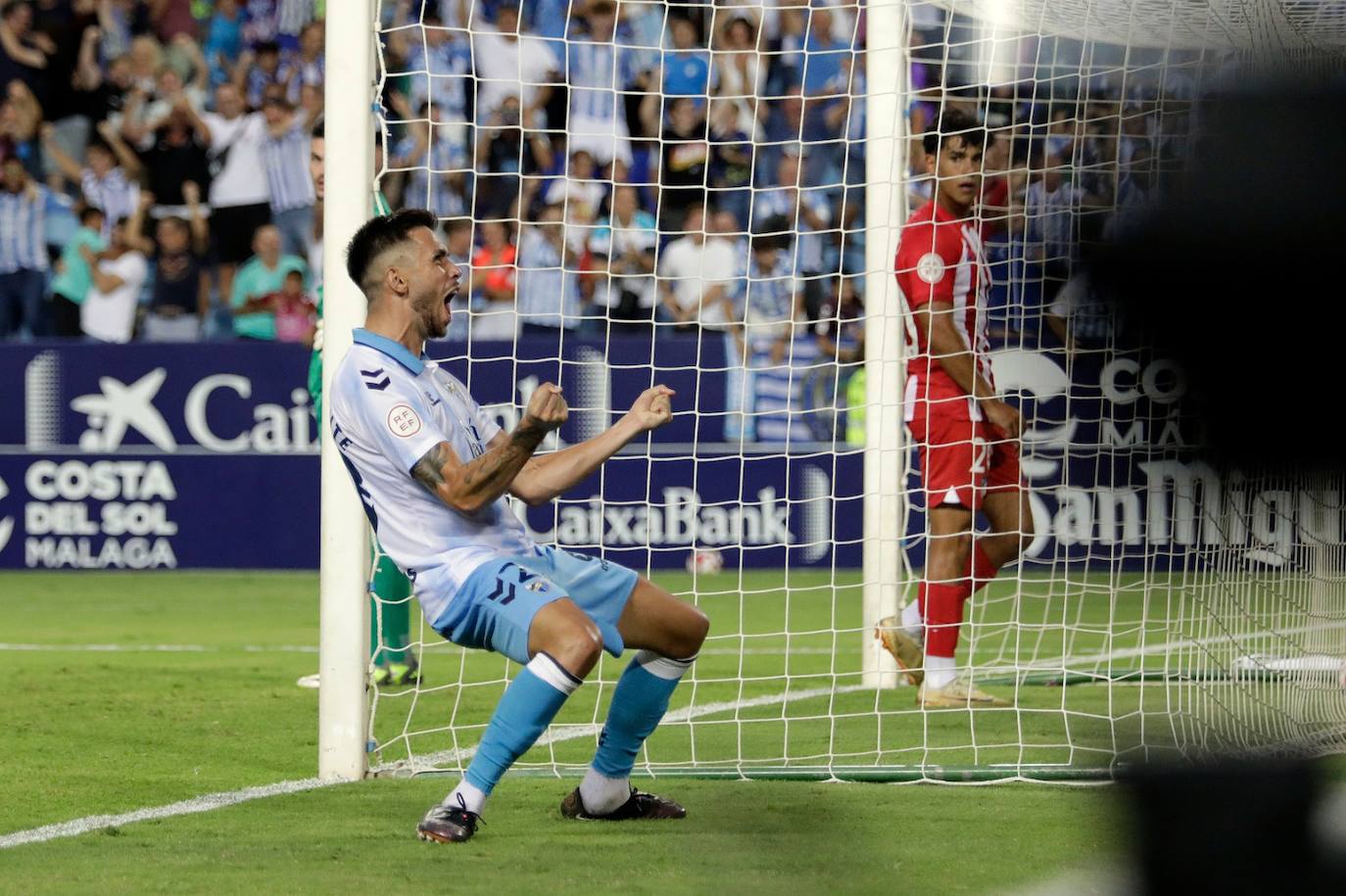 El Málaga- Atlético de Madrid B, en imágenes