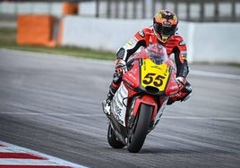 Yeray Ruiz, en Montmeló este domingo.