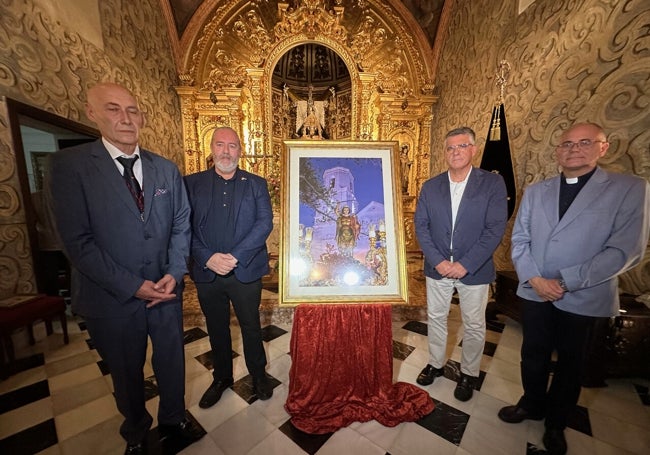 Acto de presentación del cartel anunciador en el templo nerjeño.