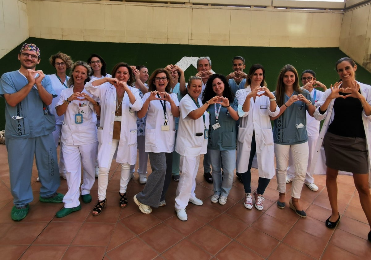 Equipo del servicio de Oftalmología del Hospital Costa del Sol.