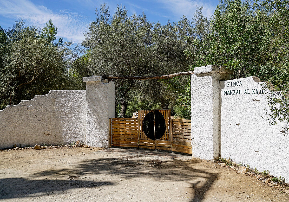 Entrada al paraje de Puerto Rico bajo.
