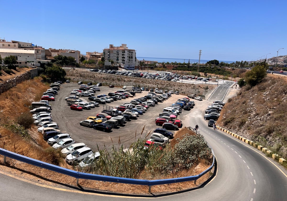 Imagen de los terrenos donde se ha previsto la construcción del nuevo centro de salud de Nerja.