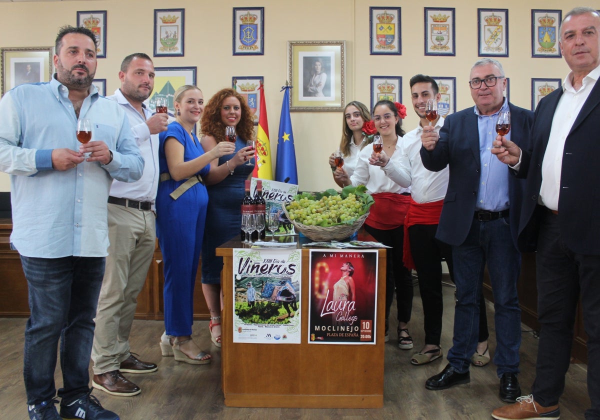 Acto de presentación de la celebración de Moclinejo, este martes en la Mancomunidad Oriental.