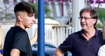 «El plan con Izan Merino es que estén con el primer equipo y si le falta competición bajará al filial»