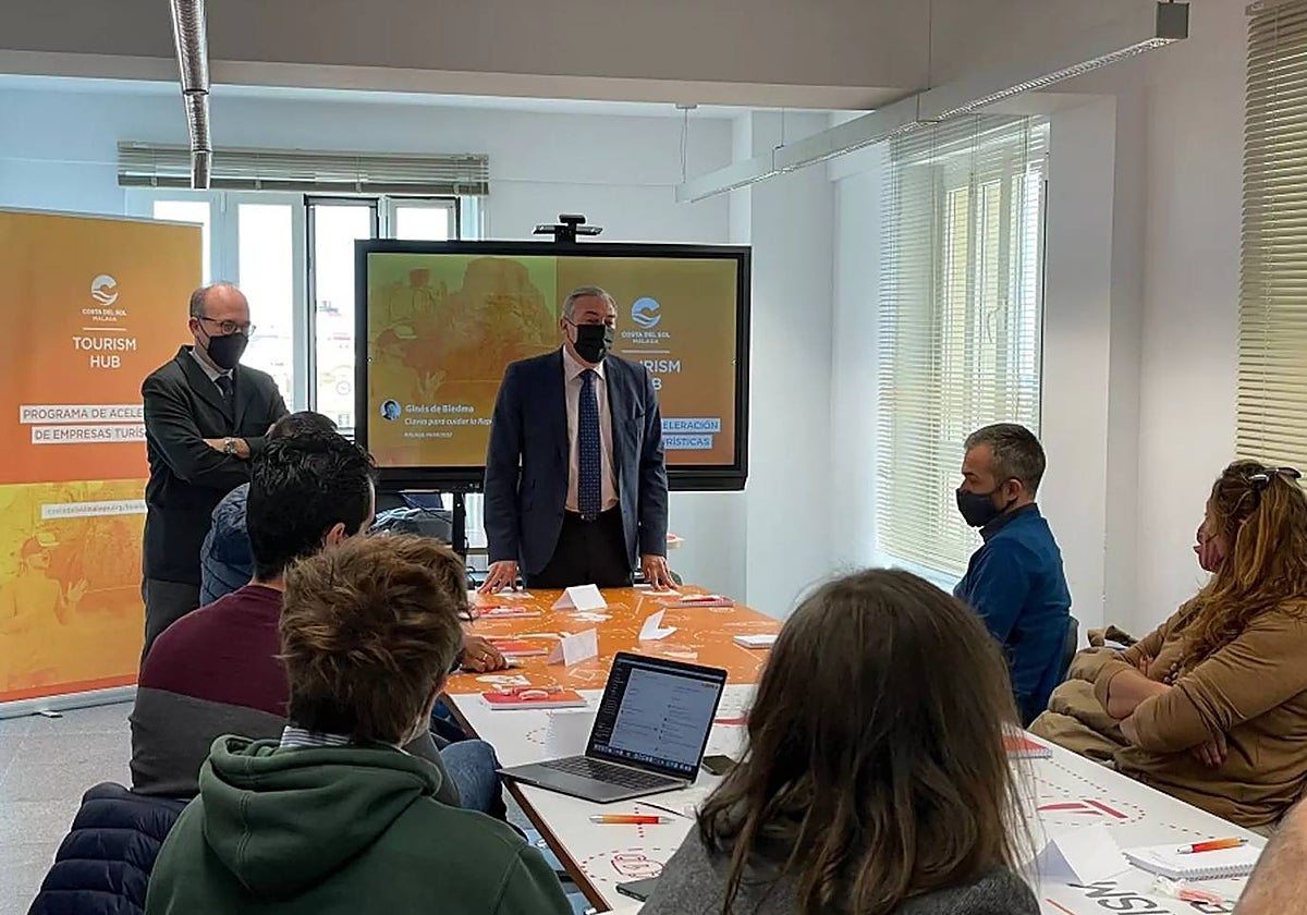 Díaz en la inauguración de la sexta edición de este proceso de aceleración.