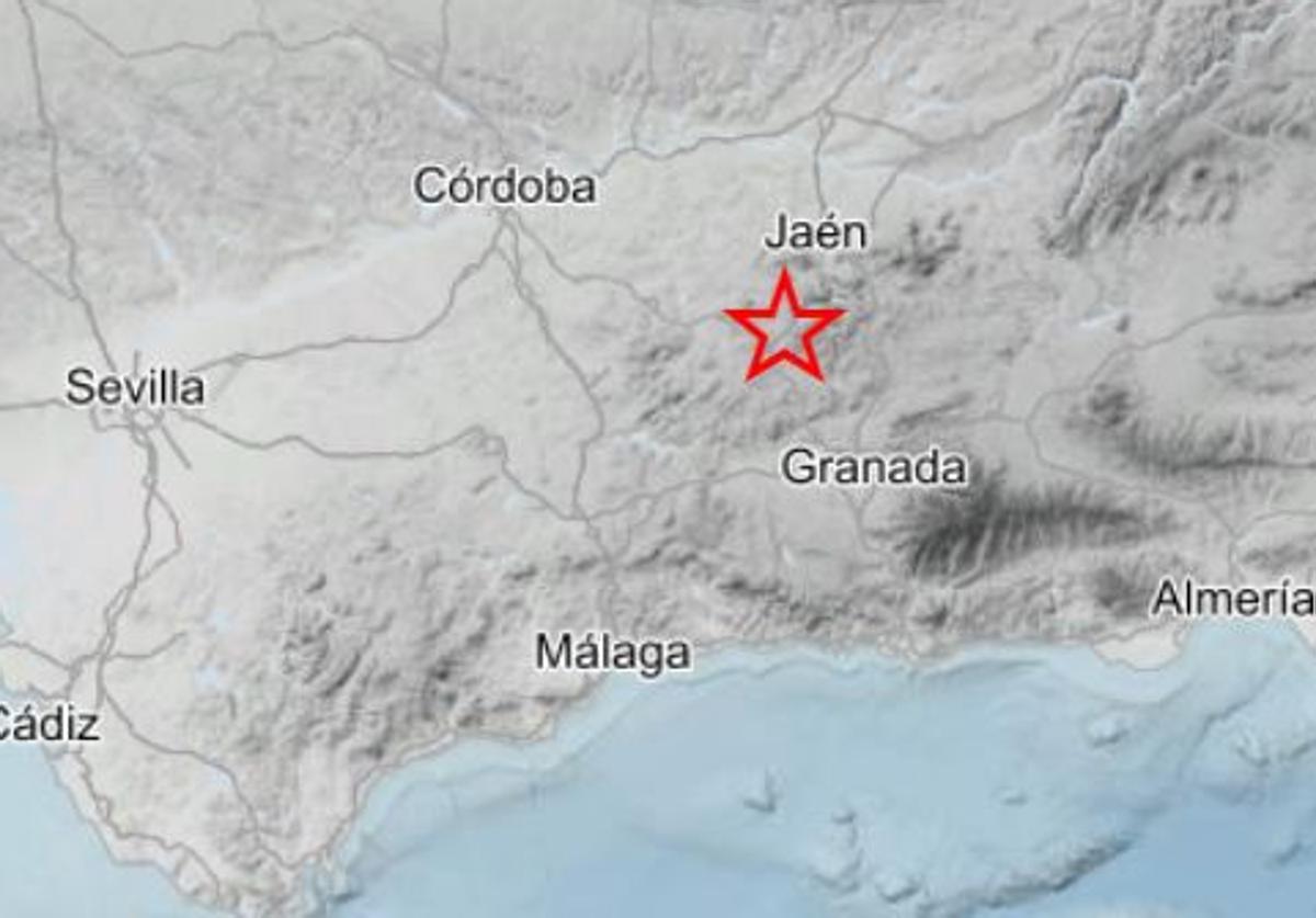 Registrado un terremoto de magnitud 3,3 en Jaén