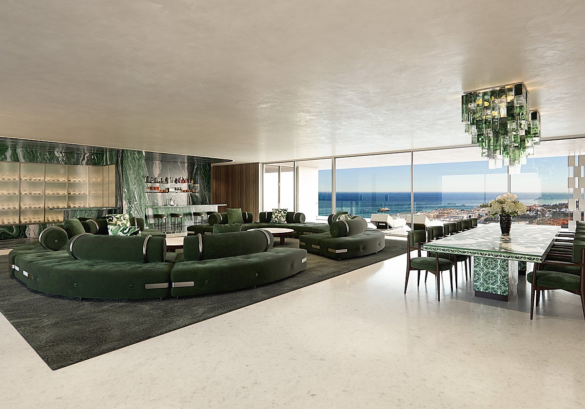 Recreación de las futuras villas de Dolce&Gabbana en Marbella.