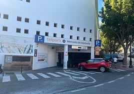 Parking del Mercado de Marbella.