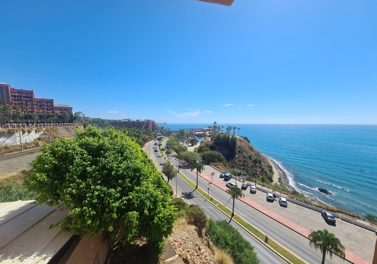 Vista de Benalmádena Costa, a la altura de Carvajal.