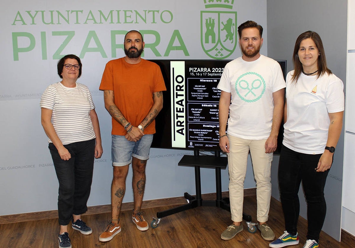 Presentación de la programación del festival 'Arteatro' en Pizarra.