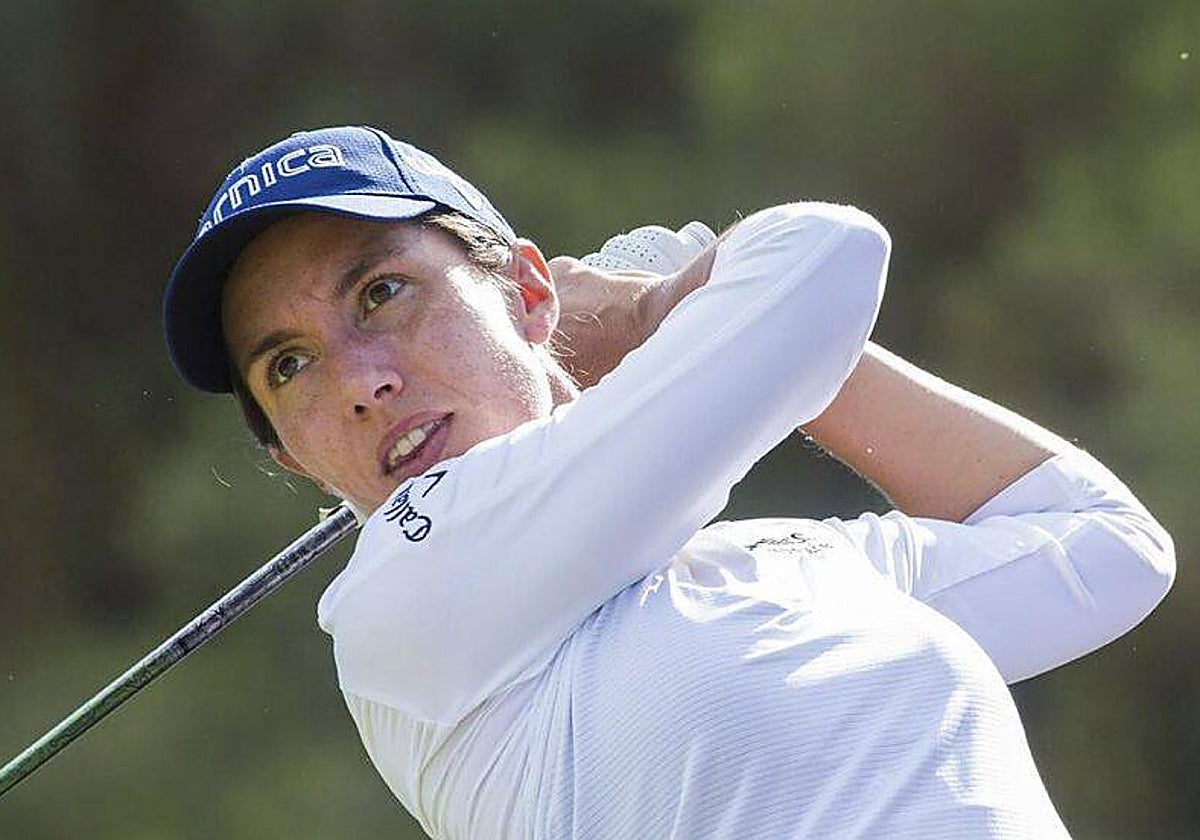 Carlota Ciganda, en un torneo.