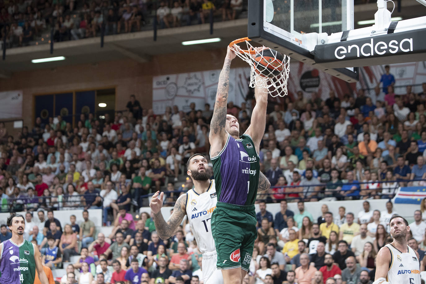 Final de la Supercopa Endesa: el Unicaja-Real Madrid, en imágenes