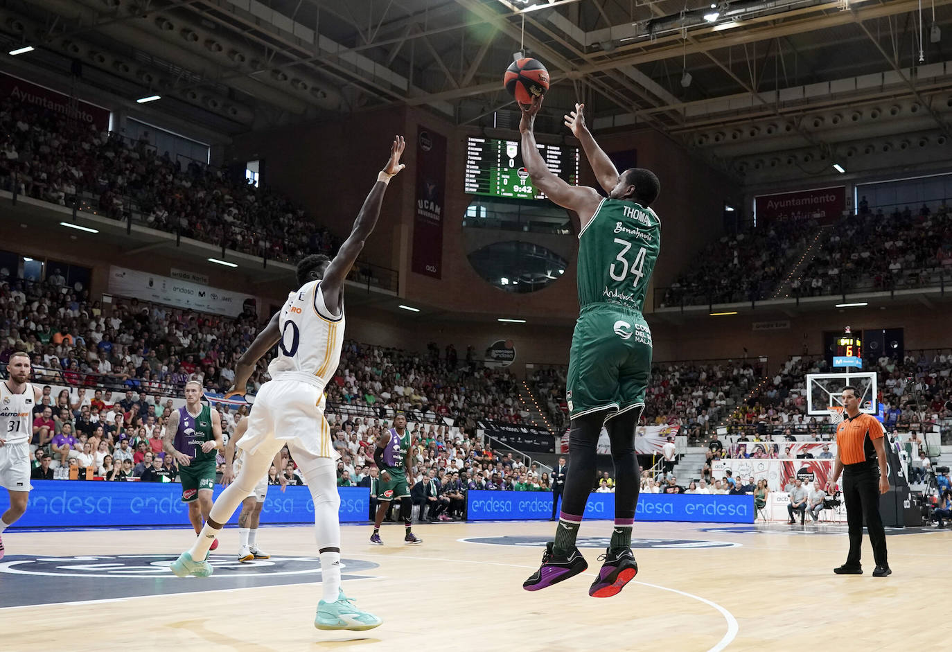 Final de la Supercopa Endesa: el Unicaja-Real Madrid, en imágenes