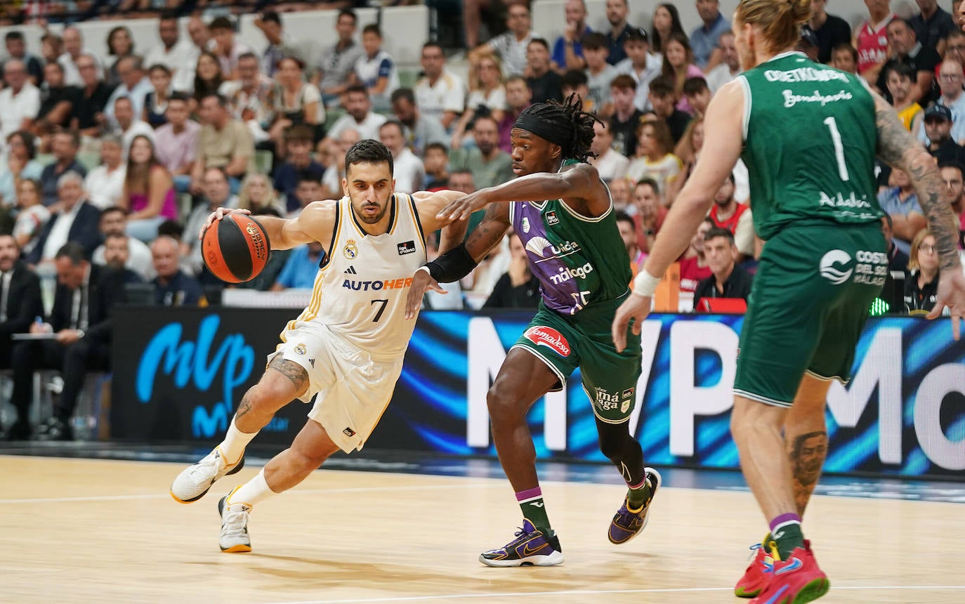Final de la Supercopa Endesa: el Unicaja-Real Madrid, en imágenes