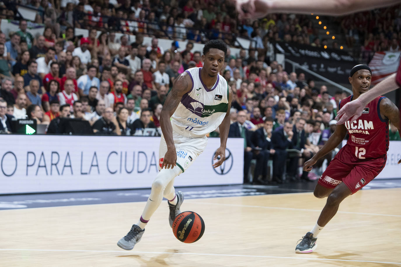 Las mejores imágenes del partido del Unicaja frente al UCAM