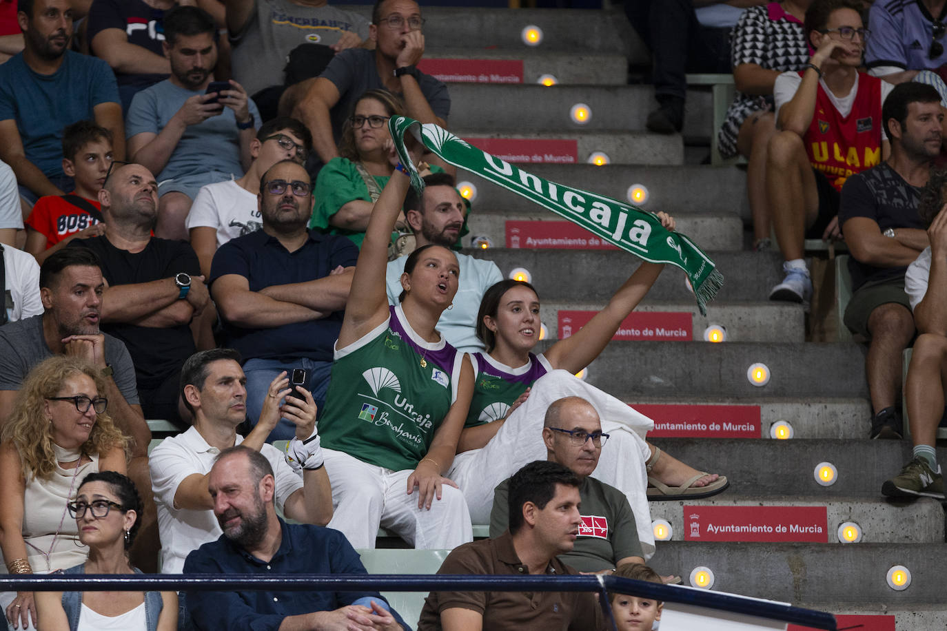 Las mejores imágenes del partido del Unicaja frente al UCAM