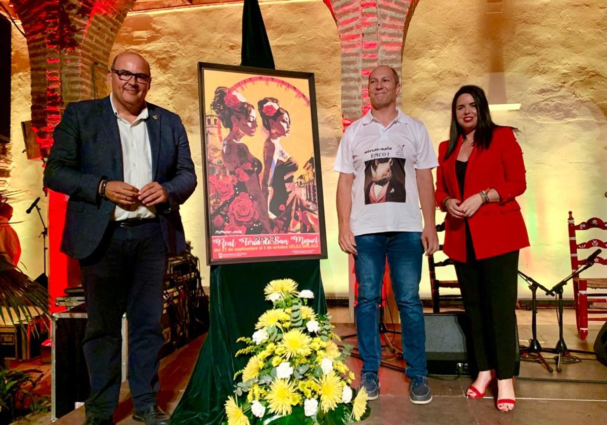 Acto de presentación del cartel anunciador de la Real Feria de San Miguel de Vélez-Málaga.