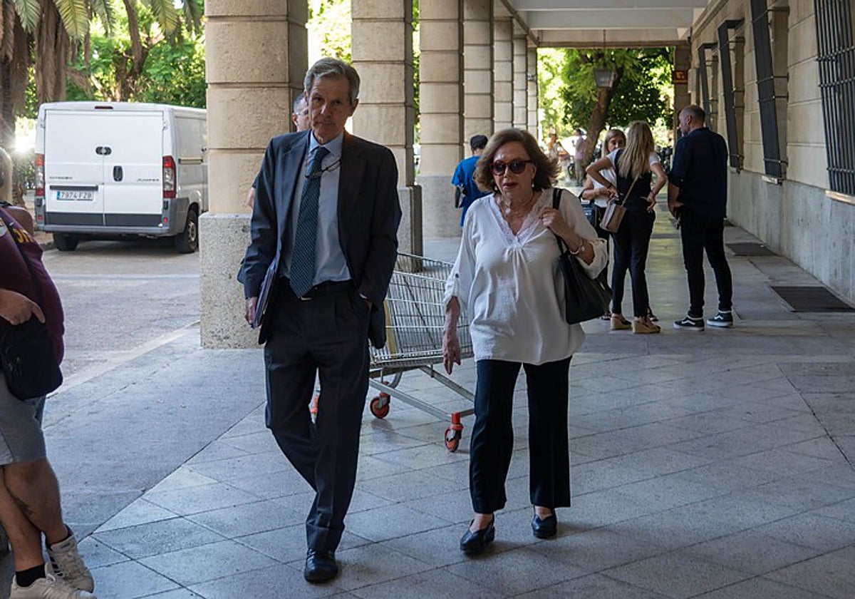 Amparo Rubiales compareció el pasado miércoles en el juzgado.