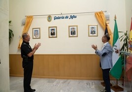 Galería para homenajear a los jefes de Policía.
