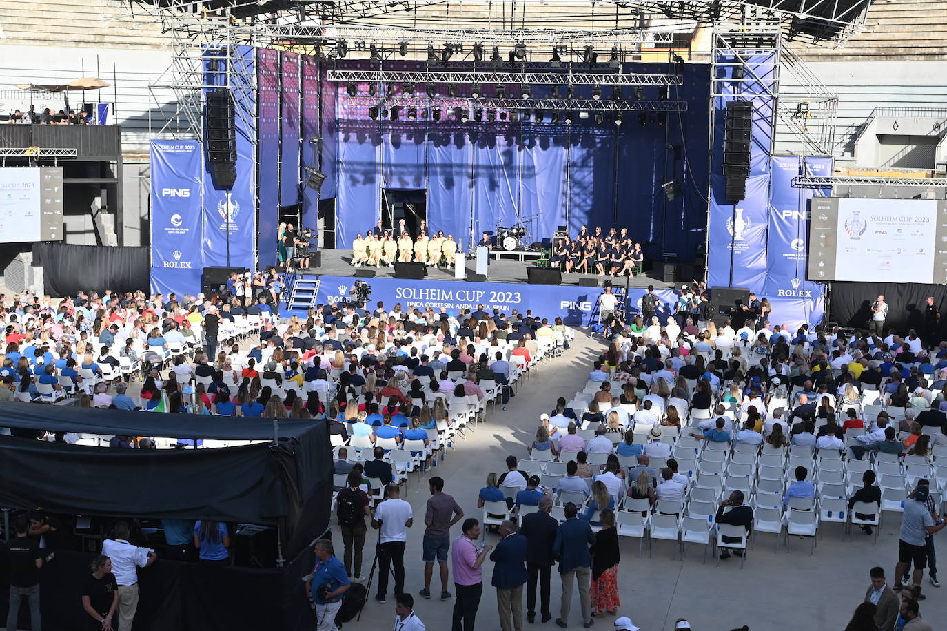 La inauguración de la Solheim Cup en Marbella, en imágenes