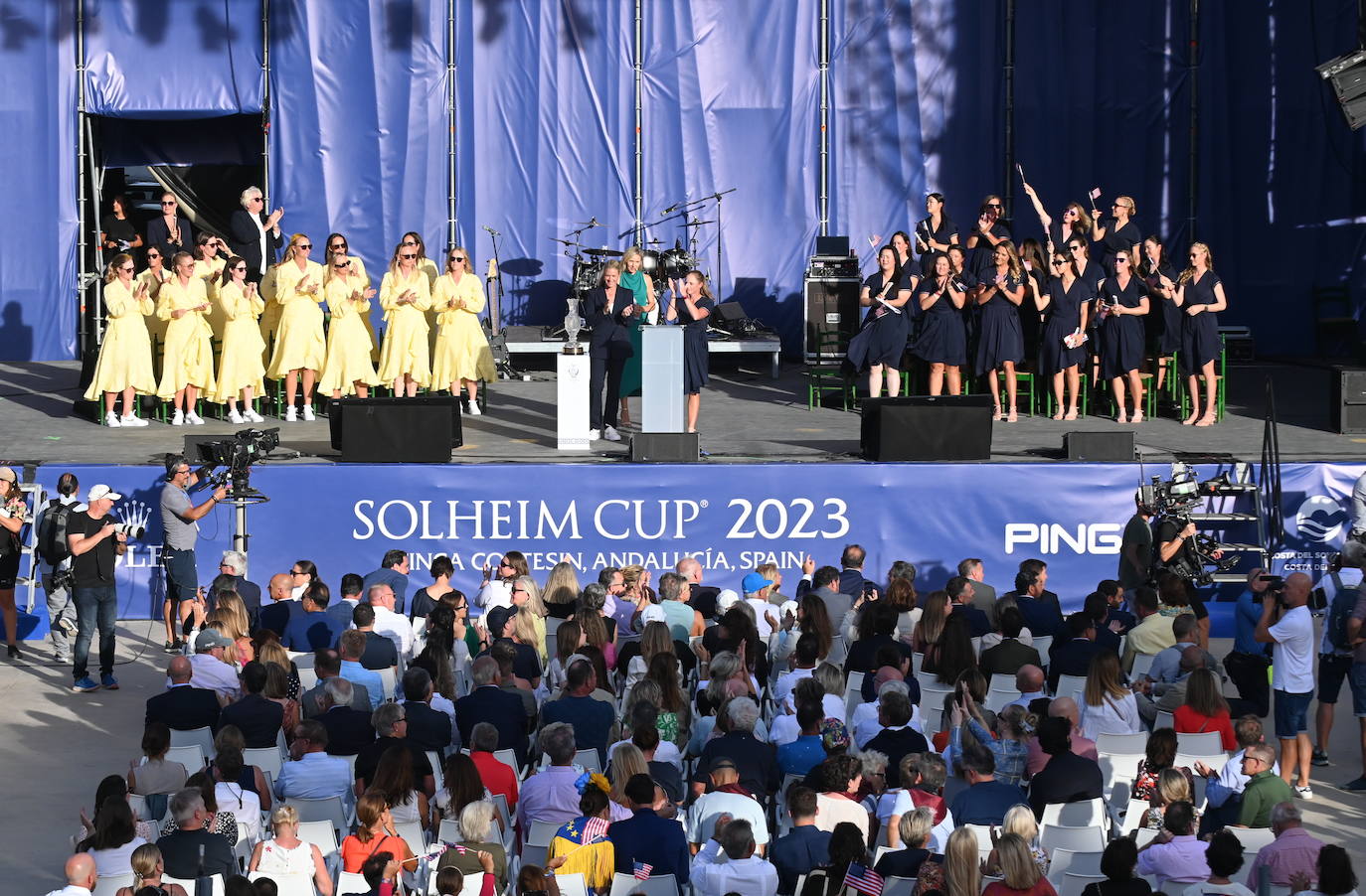 La inauguración de la Solheim Cup en Marbella, en imágenes